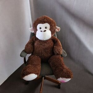 Brown Jumbo Plush Monkey Toy Size 2XL